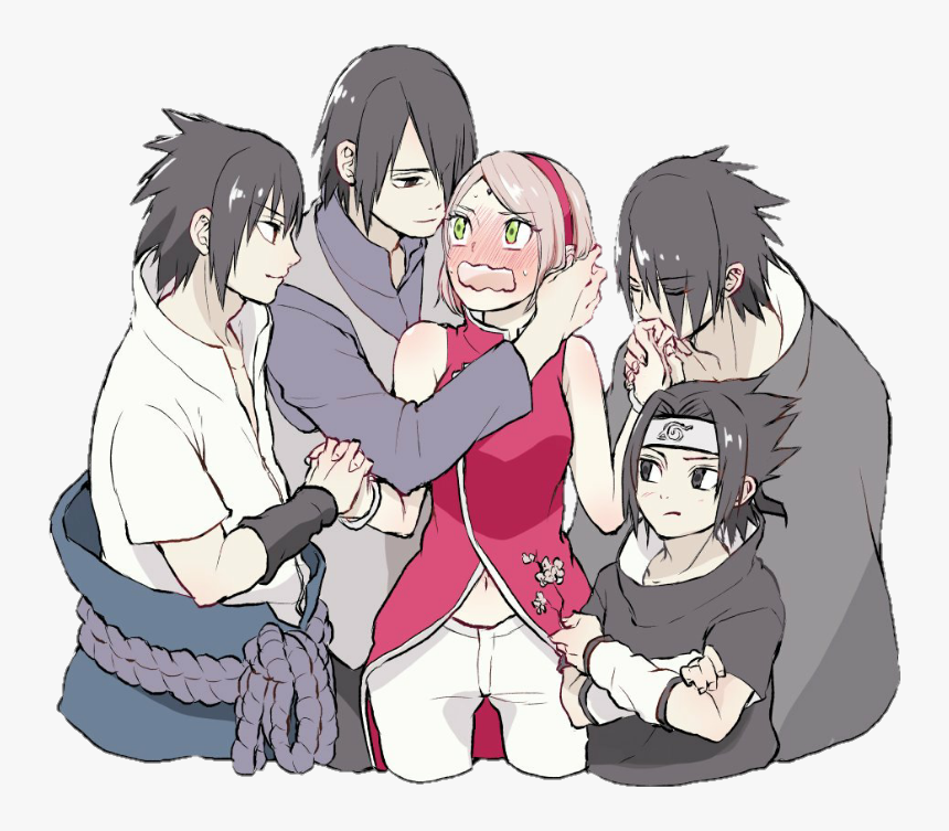 Cute Sakura And Sasuke, HD Png Download