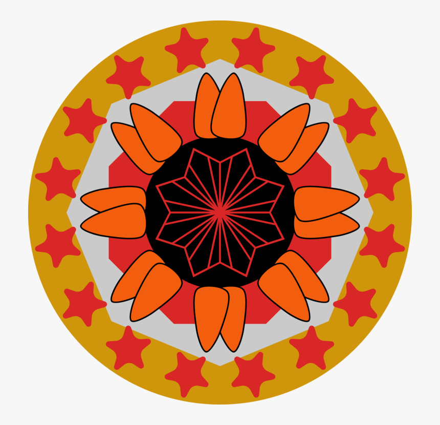 Visual Arts,flower,symmetry - Circle, HD Png Download
