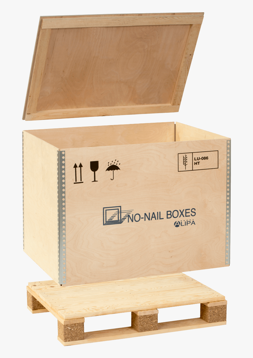 Clip Art Transparent Library Drawing Wood Wooden Box - Wooden Box For Export Packing, HD Png Download