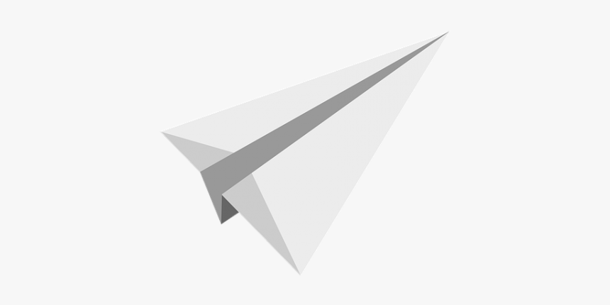 White Paper Plane Png Image - เครื่องบิน กระดาษ พับ Png, Transparent Png