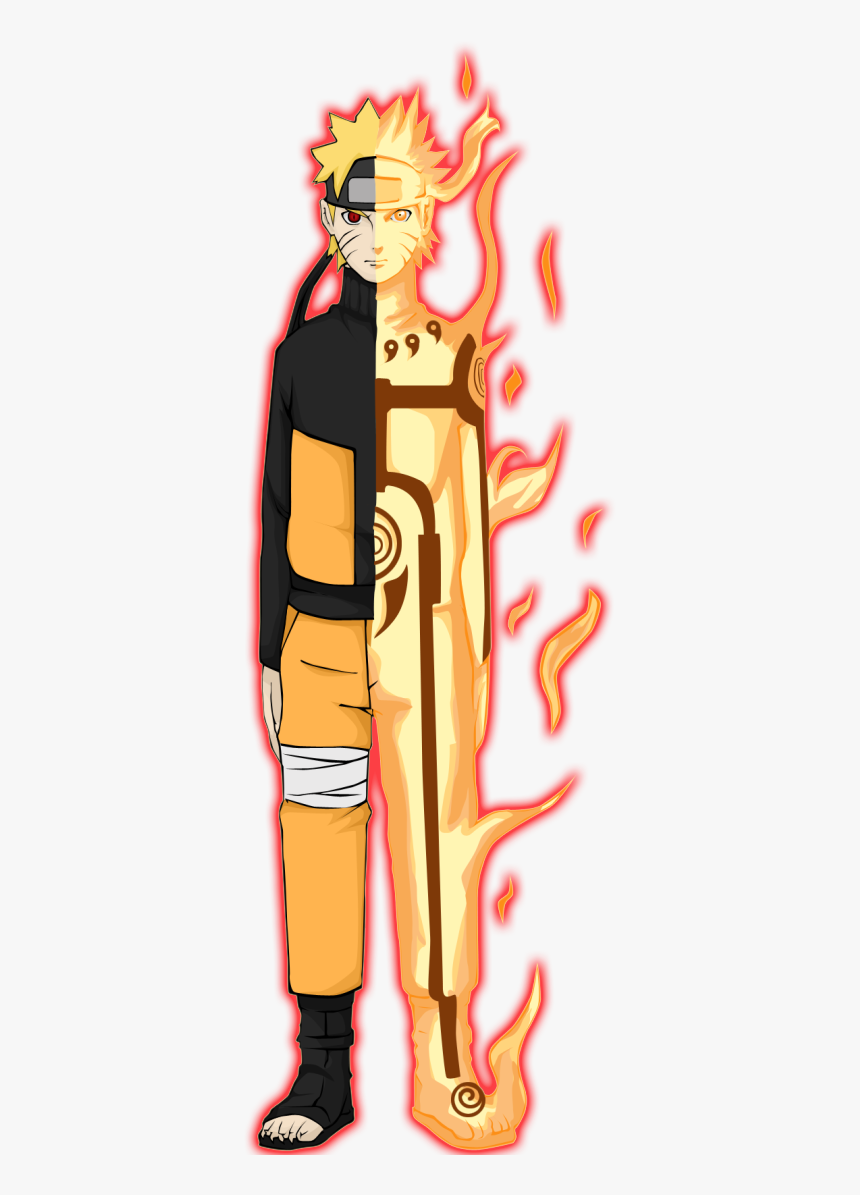 Kakashi E Kurama, HD Png Download
