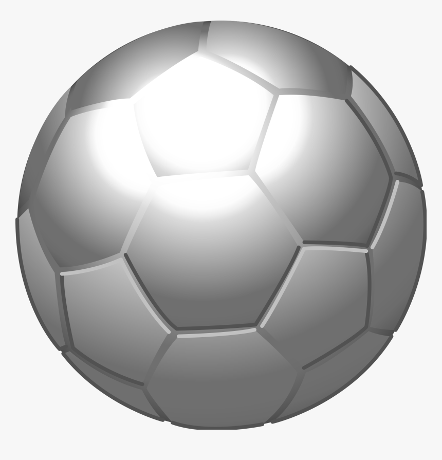 Silver Soccer Ball Png , Png Download - Silver Soccer Ball Png, Transparent Png