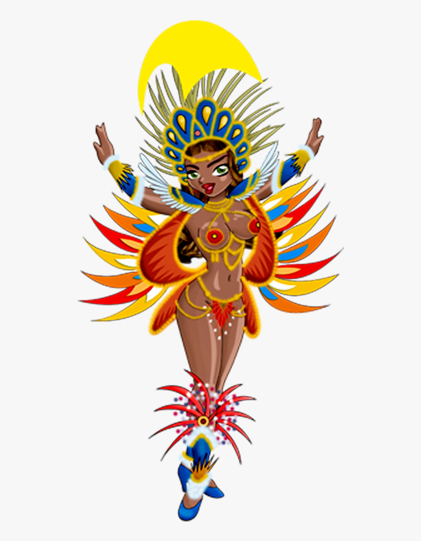 Mulher Carnaval Desenho Png, Transparent Png