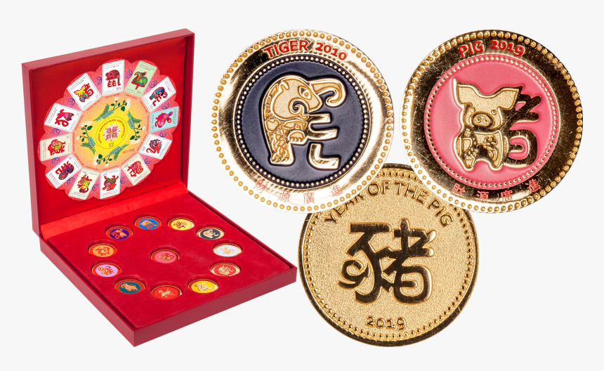 Year Of The Pig Medallion Collection, HD Png Download