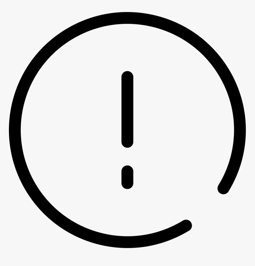 Exclamation Mark Png Image With Transparent Background - Circle, Png Download