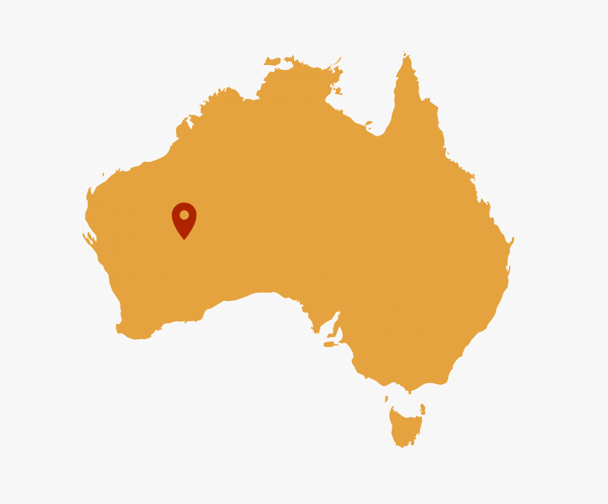 Map Of Australia Showing The Location Of Well 9 In - Transparent Background Australia Clipart, HD Png Download
