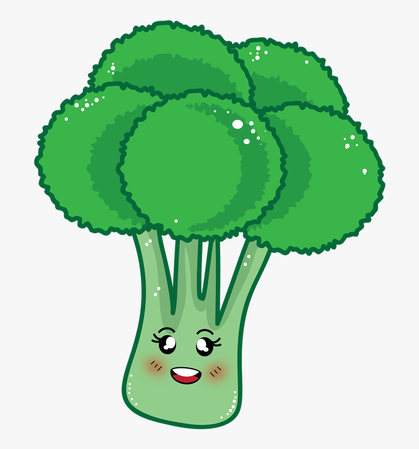 Vegetable Clipart Tree - Broccoli Clipart Transparent Background, HD Png Download