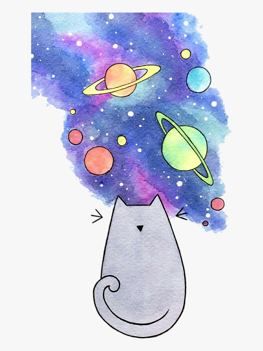 Cute Drawings With Water Color, HD Png Download