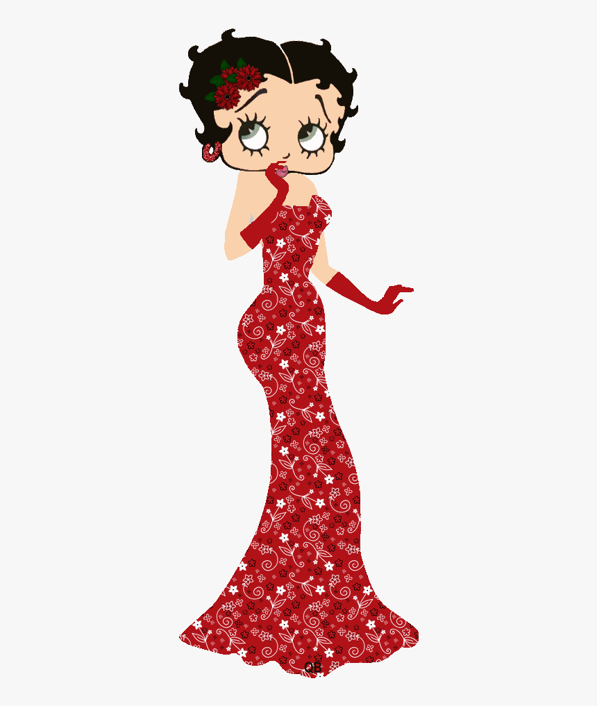 Betty Boop Blowing Kisses Gif, HD Png Download