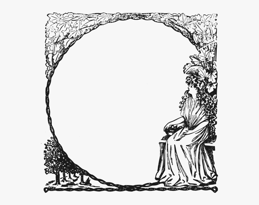 Art Nouveau Png Frame, Transparent Png
