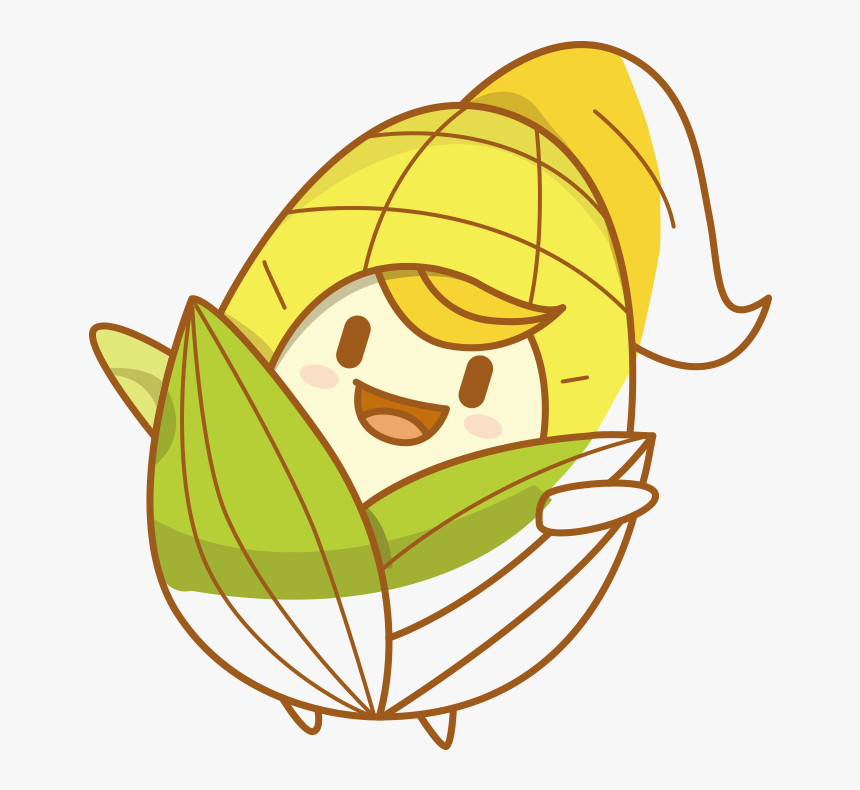 Maize Painted Corn Transprent - ข้าวโพด การ์ตูน น่า รัก, HD Png Download