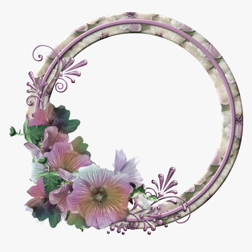 Vintage Floral Frame Png, Transparent Png