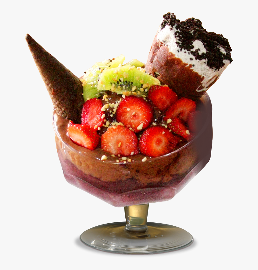Açai Na Tigela Com Sorvete, HD Png Download