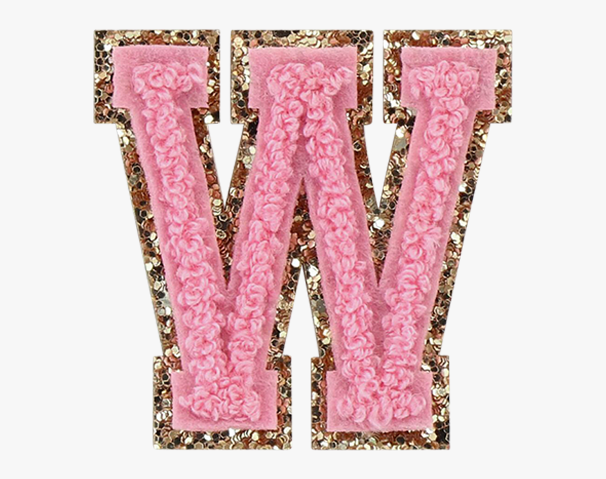 Guava Glitter Varsity Letter Patches - Party Favor, HD Png Download