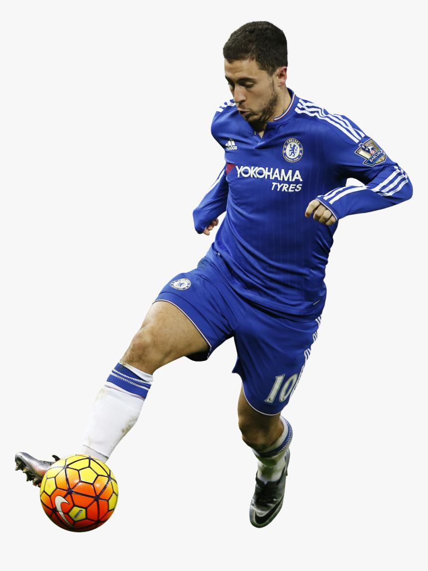 Eden Hazard render - Soccer Player, HD Png Download