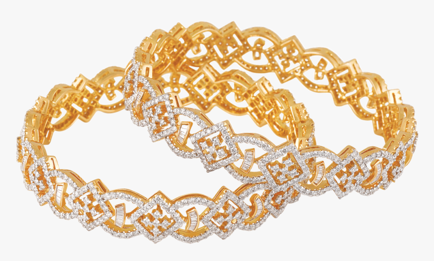 Diamond Bangle - Chain, HD Png Download