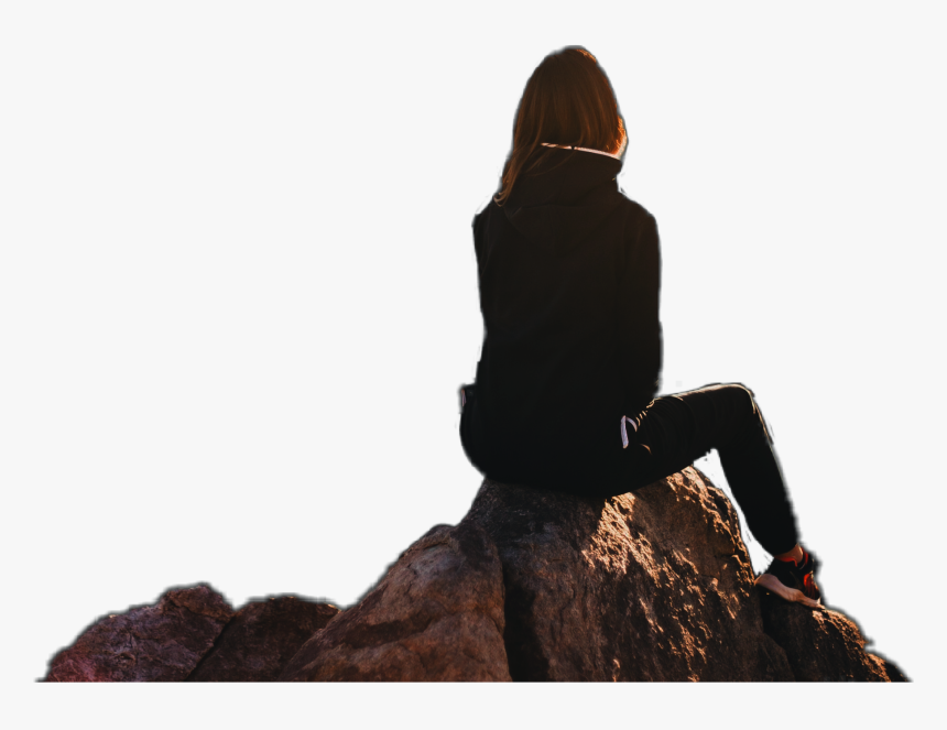 #back - Sitting, HD Png Download