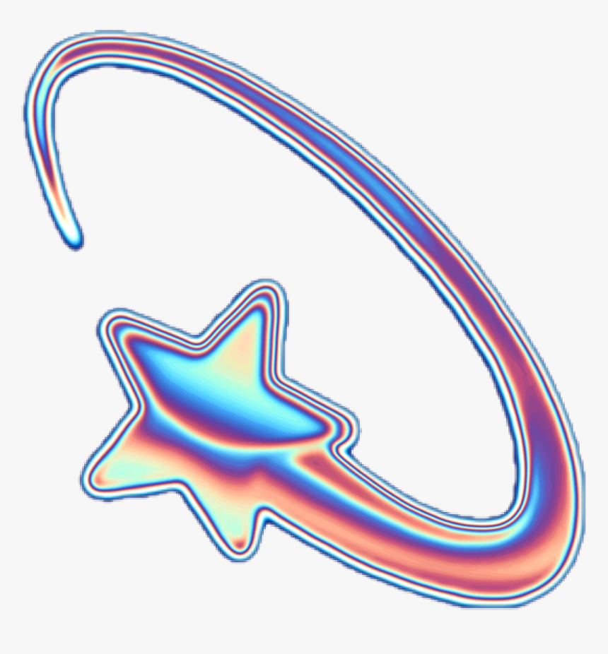 #holo #holographic #iridescent #empress Iridescence - Picsart Sticker Tumblr Png, Transparent Png