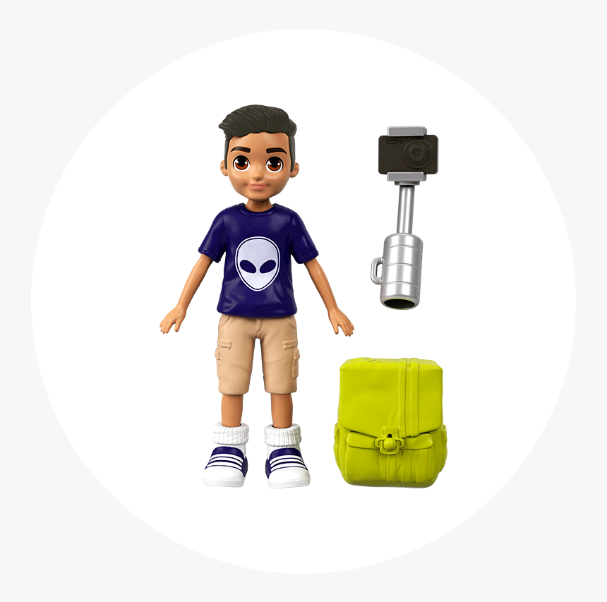 Polly Pocket Doll - Polly Pocket Selfie Stick Nicolas, HD Png Download
