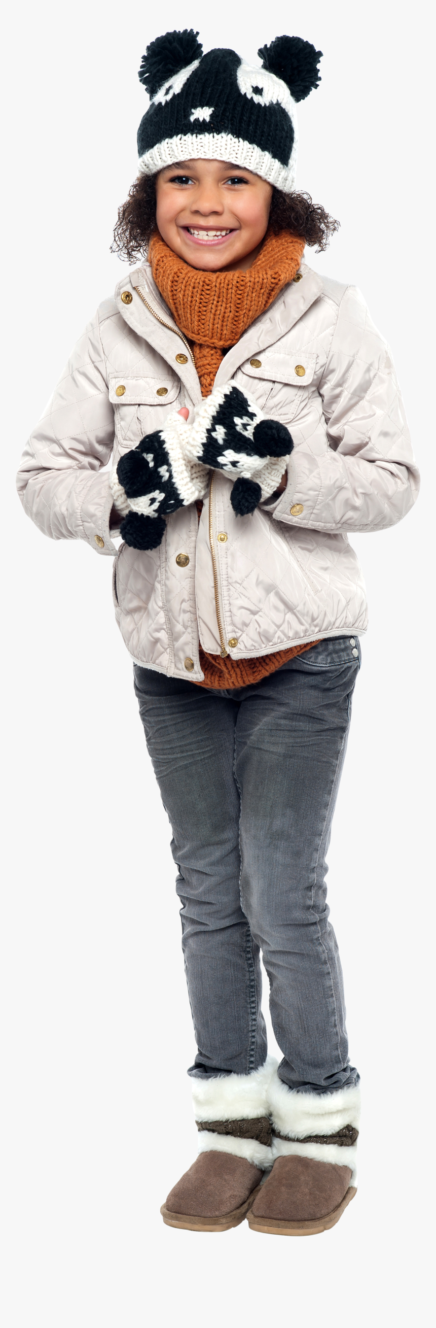 Girl Png Winter, Transparent Png