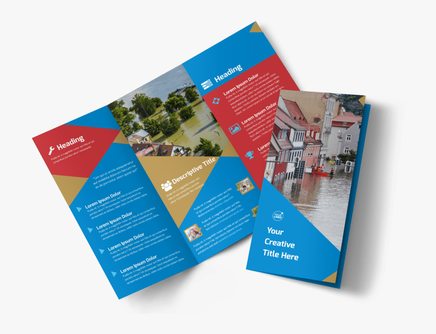 Flood Insurance Brochure Template Preview - Daycare Brochure, HD Png Download