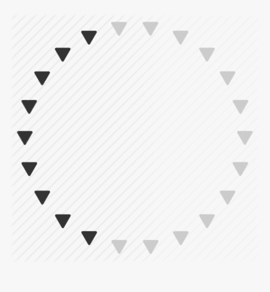 #mq #triangles #cirlce #round #geometry #blackandwhite - Circle, HD Png Download