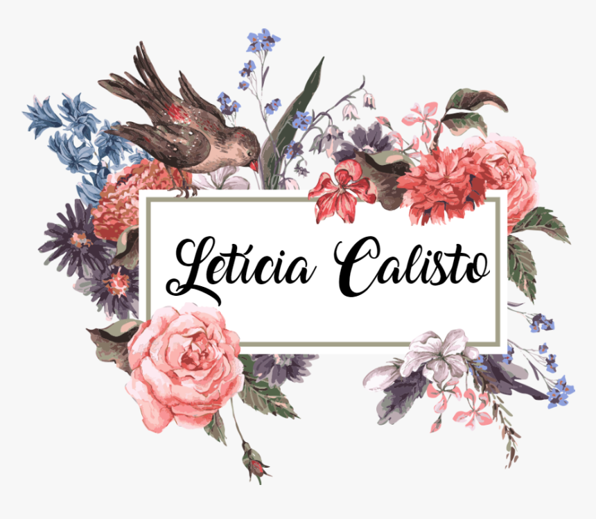 Letícia Calisto - Watercolor Flower Border Frame, HD Png Download