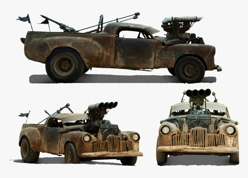 Post Apocalyptic Mad Max Style Cars, HD Png Download