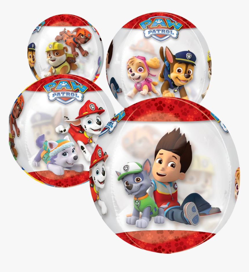 Paw Patrol Orbz Balloons Bouquet, HD Png Download