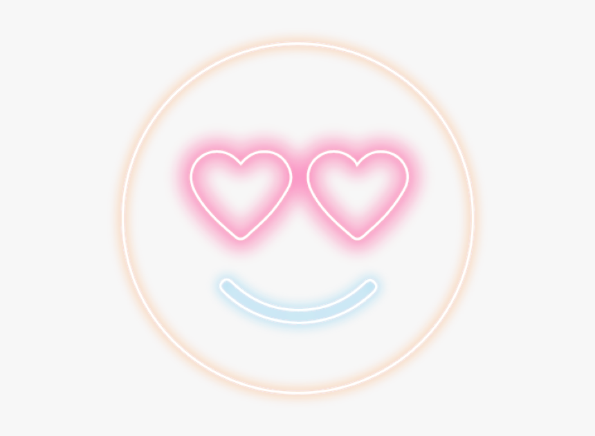#ftestickers #emotions #emoji
#neon #freetoedit - Heart, HD Png Download