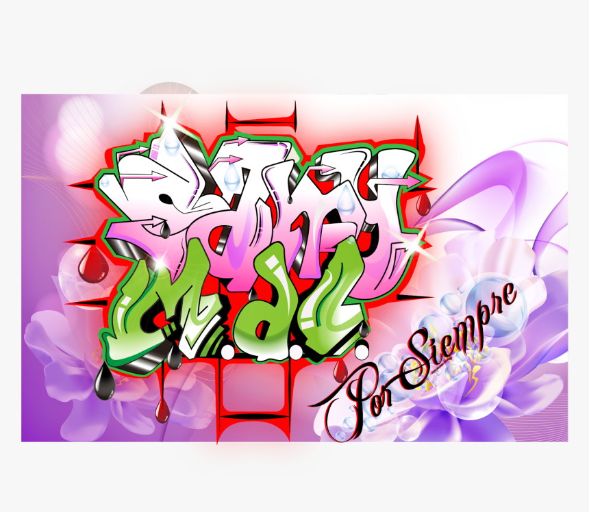 Graffiti Samy - Floral Design, HD Png Download