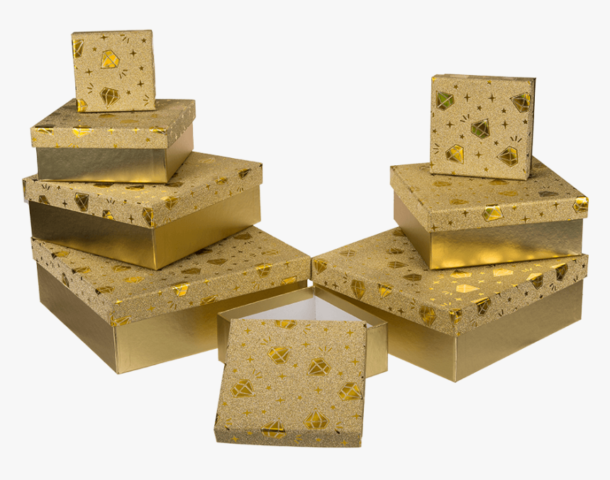 Dorado Moño Regalo Png, Transparent Png