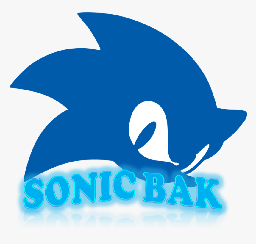 Sonic Bak Logo By Sonicth62 On Deviantart - Sonic Head, HD Png Download