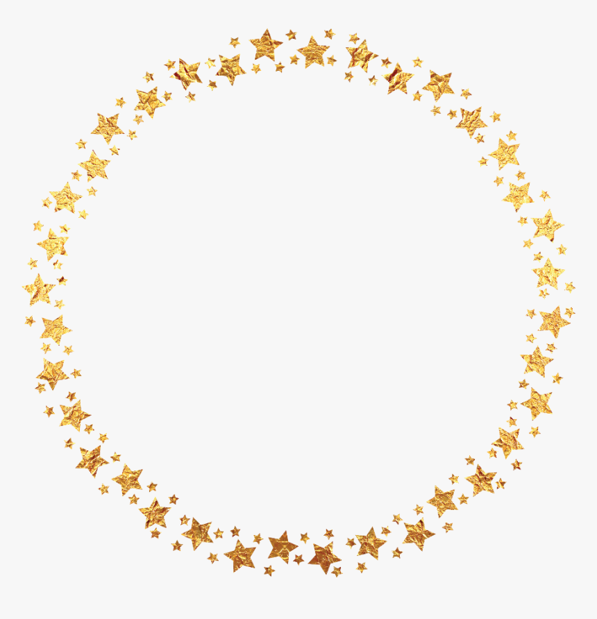 #ftestickers #design #vector #decoration #shape #gold - Oval Gold Frame Transparent, HD Png Download