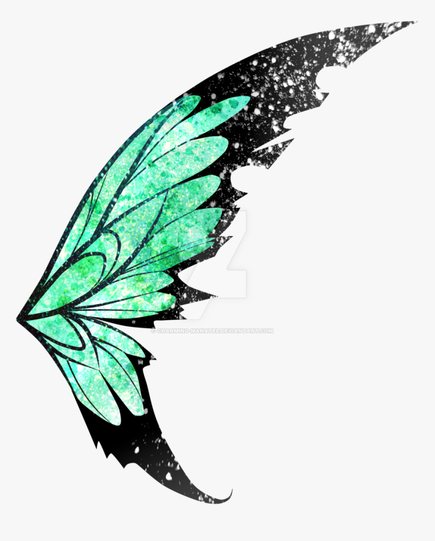 Green Fairy Wings Png - Fairy Wings Transparent Png, Png Download