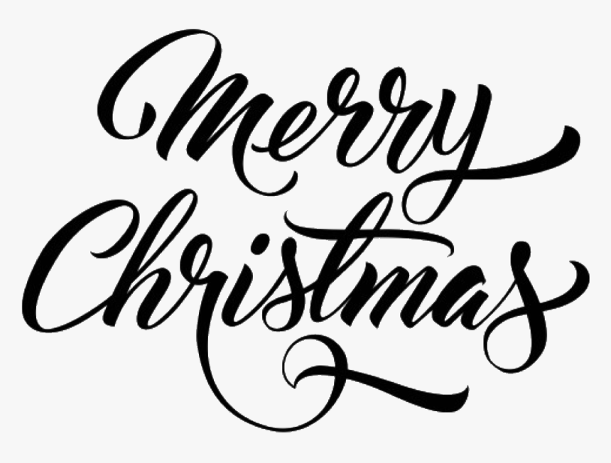 #merry #merrychristmas #xmas #merryxmas #christmas - Calligraphy, HD Png Download
