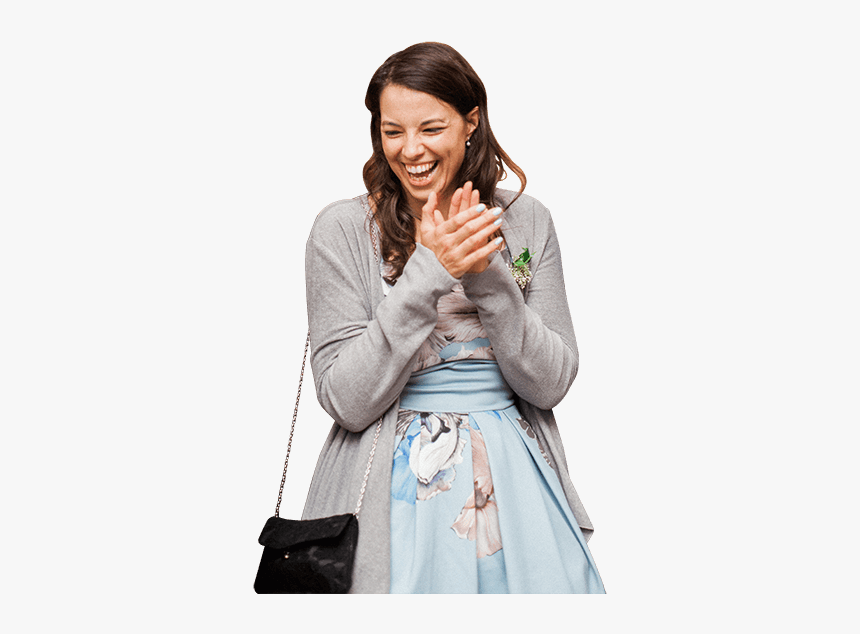Laughing Woman At A 40th Birthday - Girl, HD Png Download
