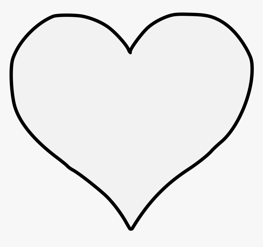 White Love Heart Vector, HD Png Download