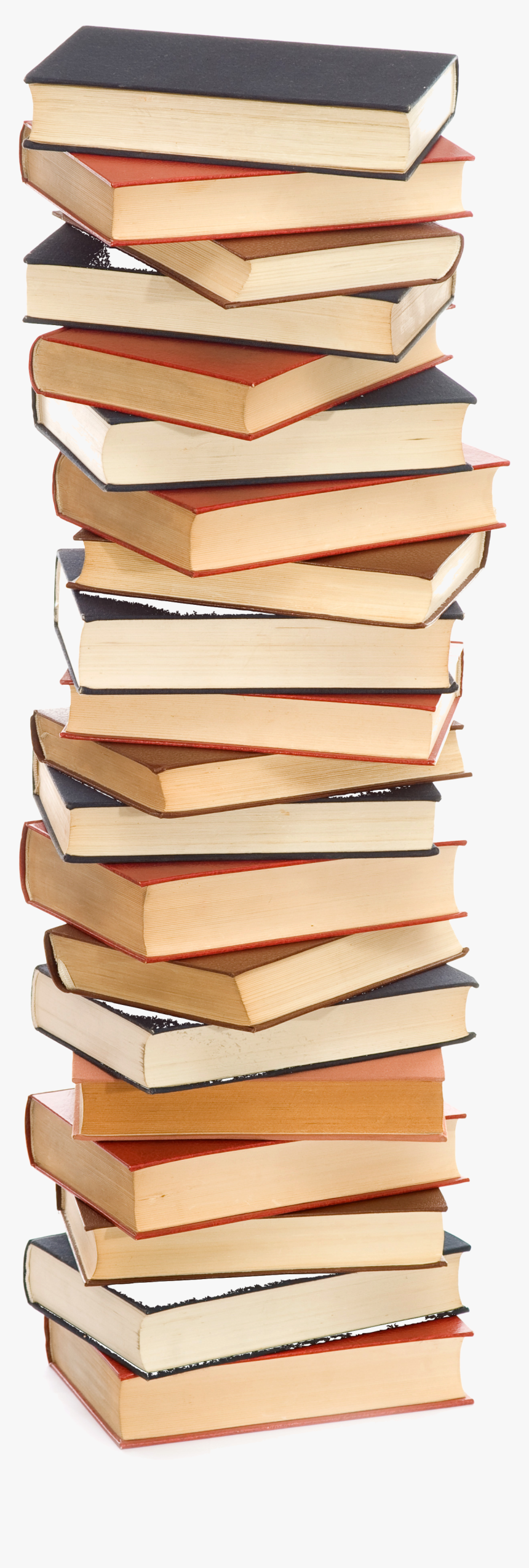 Textbook Clip Art - Transparent Background Book Pile Png, Png Download