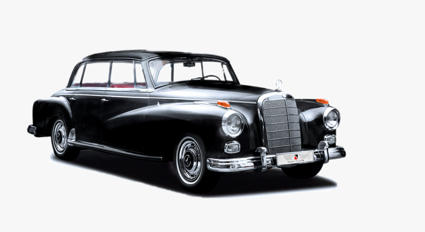 1960 Mercedes 300d Adenauer Front - Antique Car, HD Png Download
