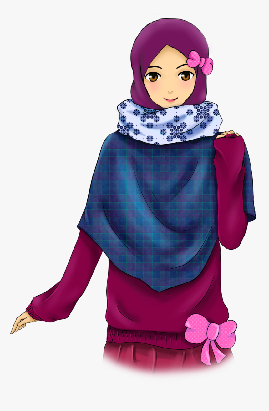 بنت محجبه Png, Transparent Png