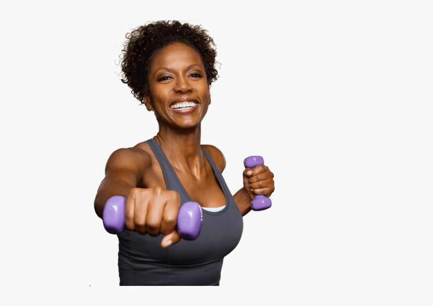 Image - Middle Age Woman Exercise Step, HD Png Download