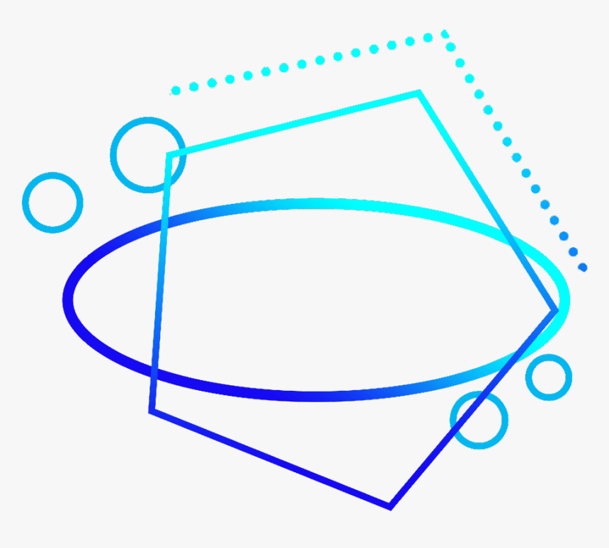 #ftestickers #overlay #shapes #geometric #holographic - Circle, HD Png Download