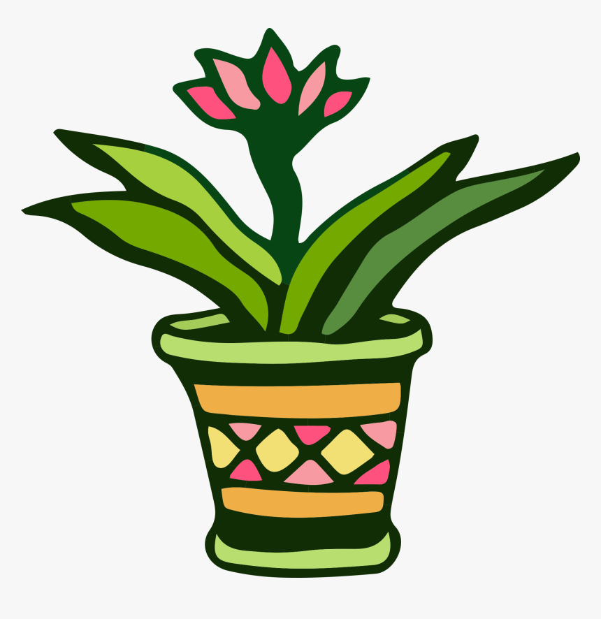 盆栽 Cartoon, HD Png Download