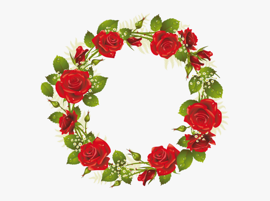 Floral Wreath Png Free, Transparent Png , Transparent Png Image - PNGitem