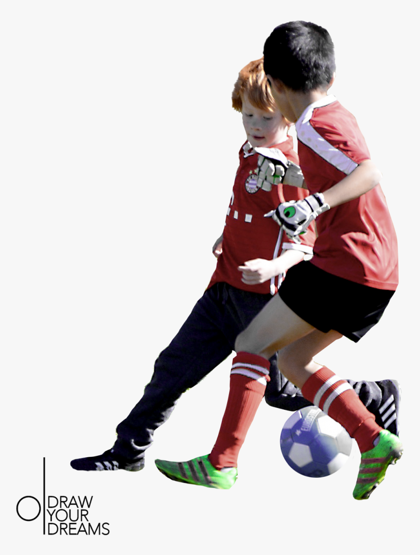 Ragazzo Che Gioca Al Calcio, HD Png Download