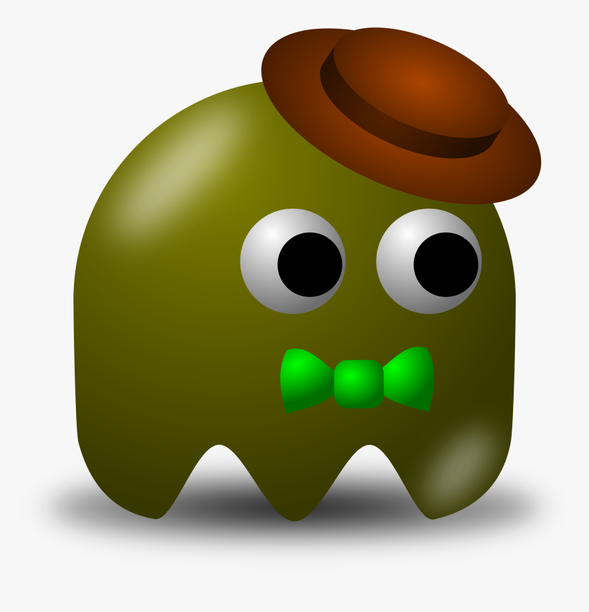 Avatar Character Wearing Classy Brown Hat - Brown Pac Man Ghost, HD Png Download