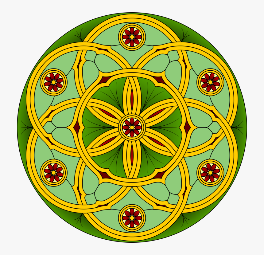 Flower,symmetry,area - Circle, HD Png Download