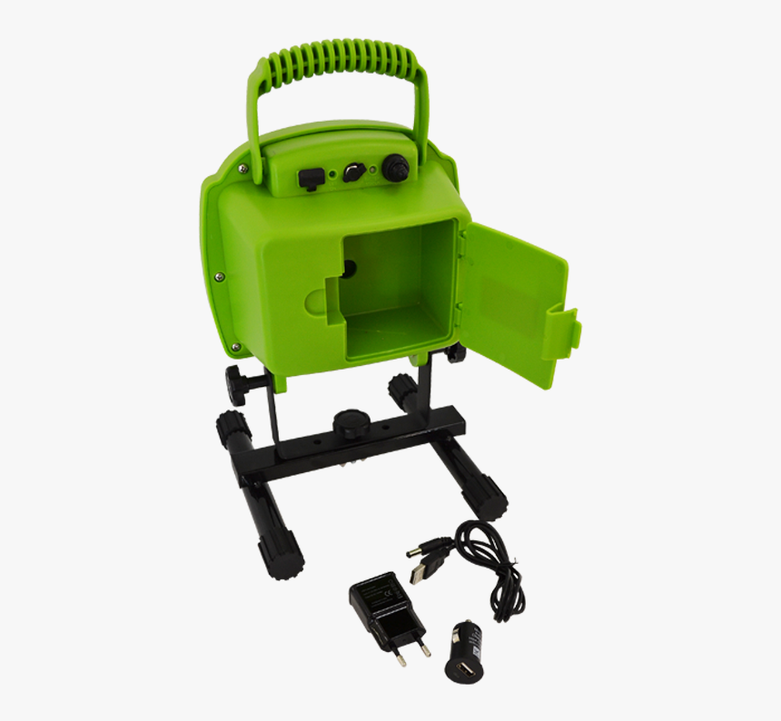 20w Led Презареждаем Прожектор Slim Зелено Тяло Неутрално - V Tac 5735, HD Png Download