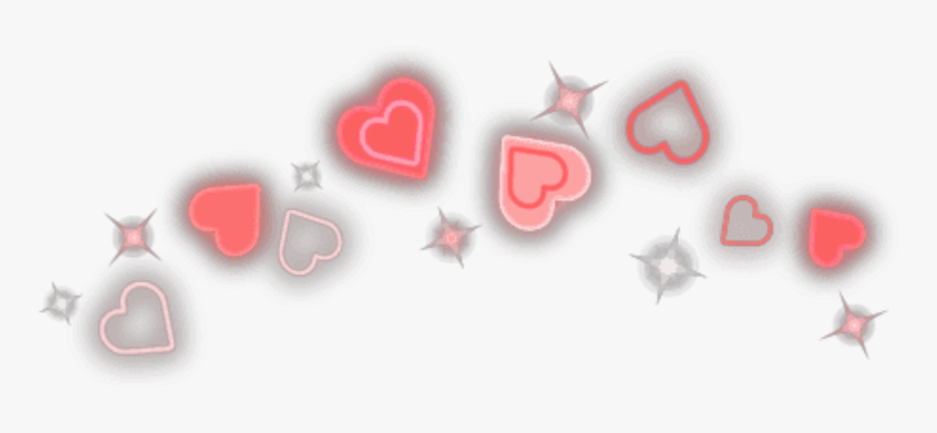 #red #hearts #heart #heartcrown #crown #asthetic #asthetics - Heart, HD Png Download